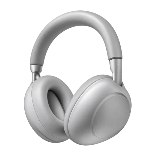 Silver Sony X390 headphones